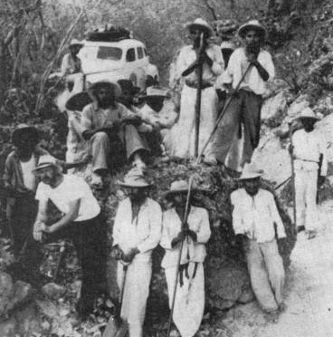 A group of Mexican-Indian workers.